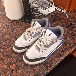 Jordan Women's Shoes White and Blue